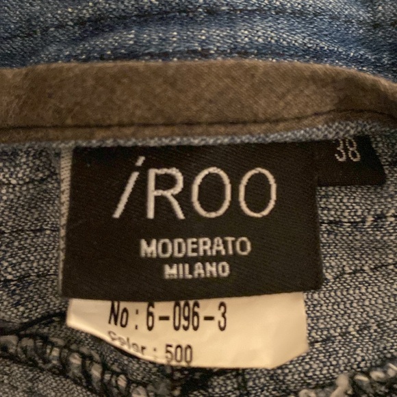 IROO soft denim Mid -rise wide leg - Picture 7 of 8